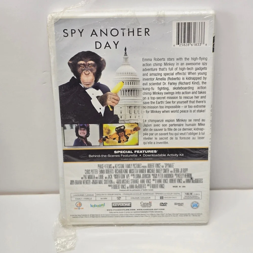Spymate DVD Mission Chimpossible Spy Comedy Movie Phase 4 Films - Picture 2 of 6